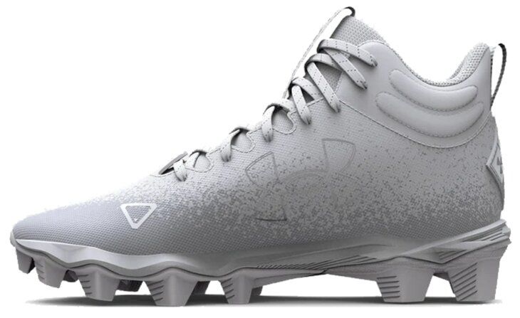 Under Armour Spotlight 2 White High Rubber Cleats