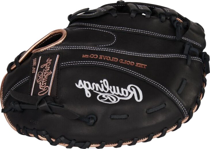 Rawlings R9 Softball 12.5" First Base Glove Black LHT