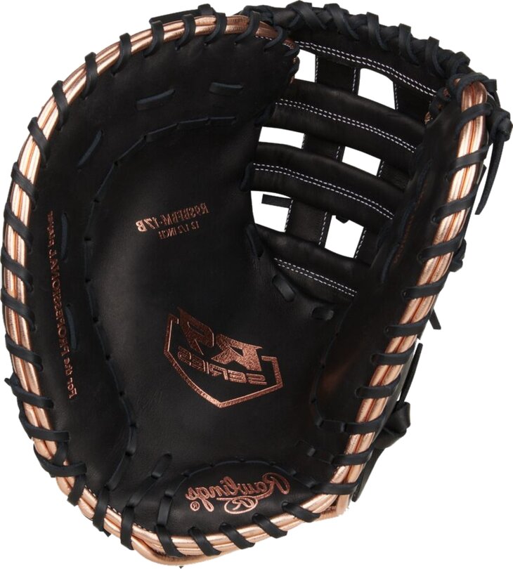 Rawlings R9 Softball 12.5" First Base Glove Black LHT