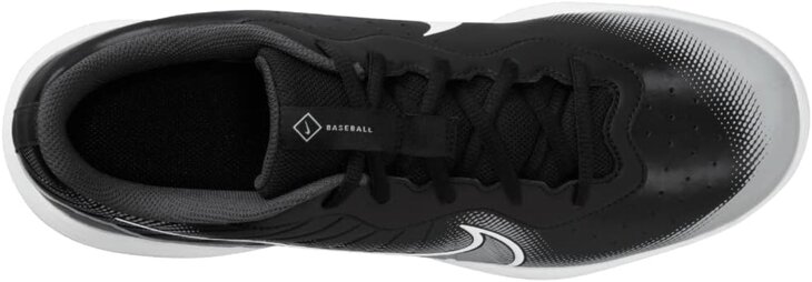 Nike Huarache Varsity 4 Black/Grey/White Metal Cleats