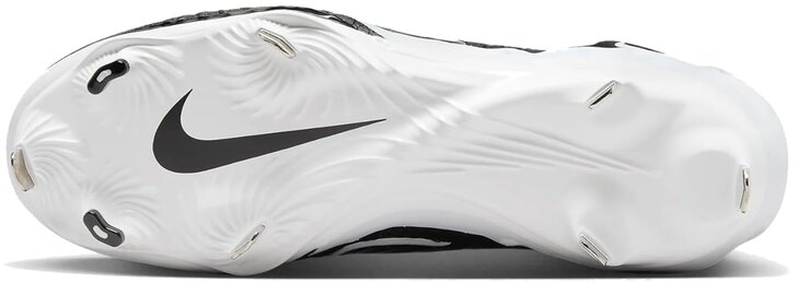 Nike Huarache NXT Black/White Metal Cleats