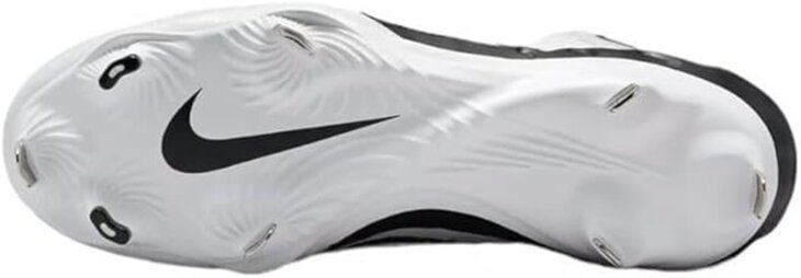 Nike Huarache NXT White/Black High Metal Cleats