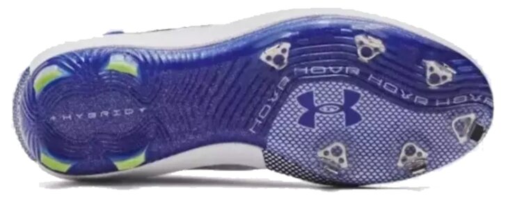 Under Armour Harper 8 Royal/Silver Metal Cleats