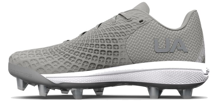 Under Armour Glyde 2 MT Grey Low Rubber Cleats