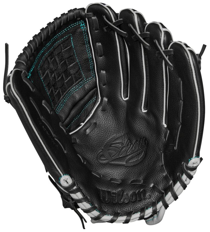Wilson A500 Siren 12" All-Round Glove Black/Teal RHT
