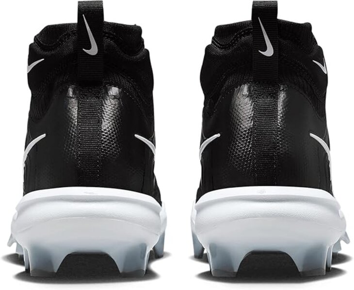 Nike Huarache NXT Black/White High Rubber Cleats