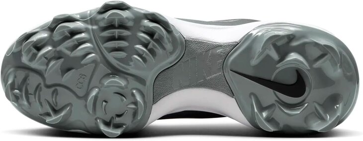 Nike Hyperdiamond 4 Pro Dark Grey/Black Low Rubber Cleats