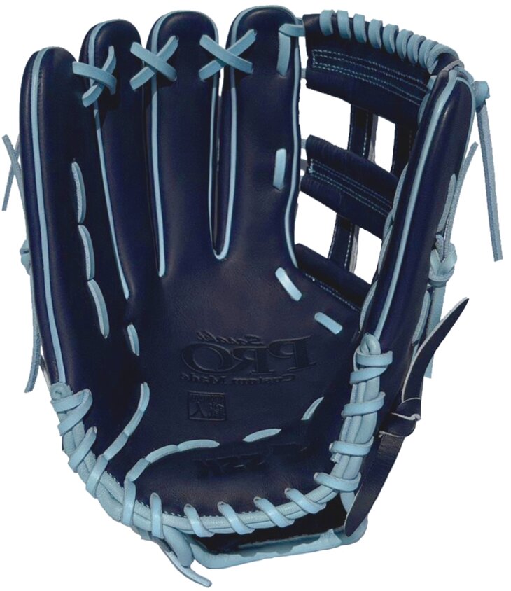 SSK Pro Custom 12.75" Outfield Glove Navy/Colombia Blue LHT