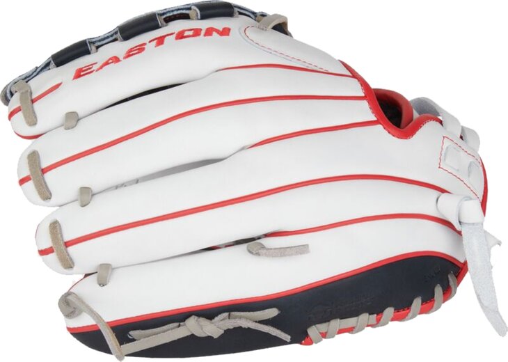 Easton Professional Collection Softball Color Splash 12" All-Round Glove White/Navy/Red RHT
