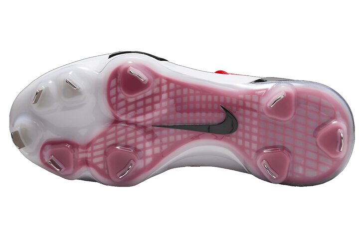 Nike Trout 9 Elite Scarlet Metal Cleats
