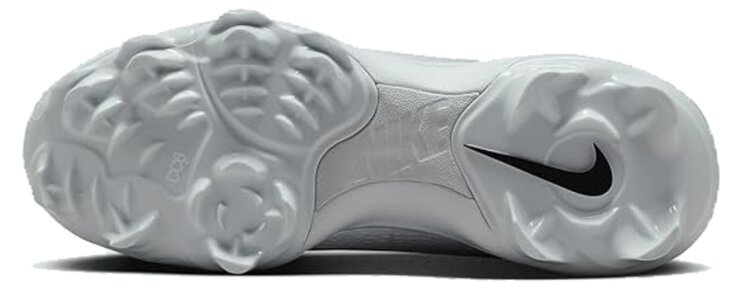 Nike Hyperdiamond 4 Pro White/Volt Low Rubber Cleats