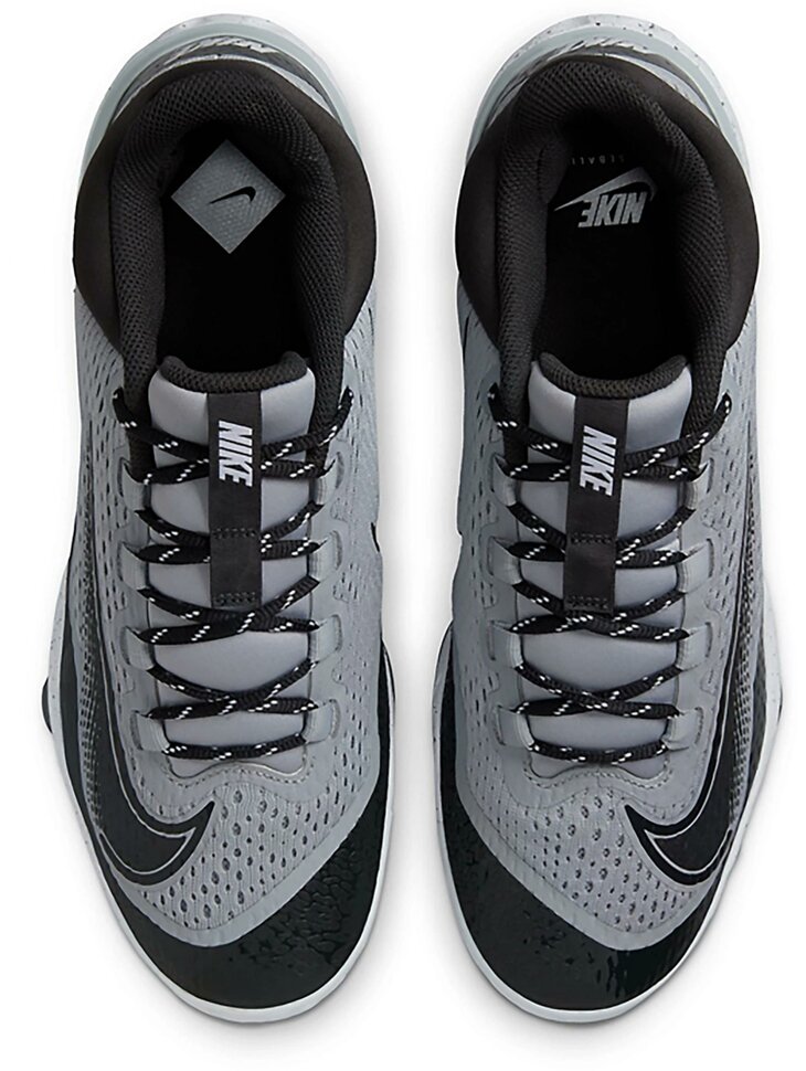 Nike Huarache Elite 4 Grey/Black/White splatter Low Rubber Cleats
