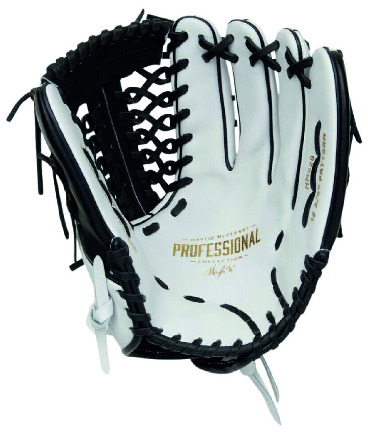 Easton Signature Series Haylie McCleney 12.75" Outfield Glove White/Black RHT