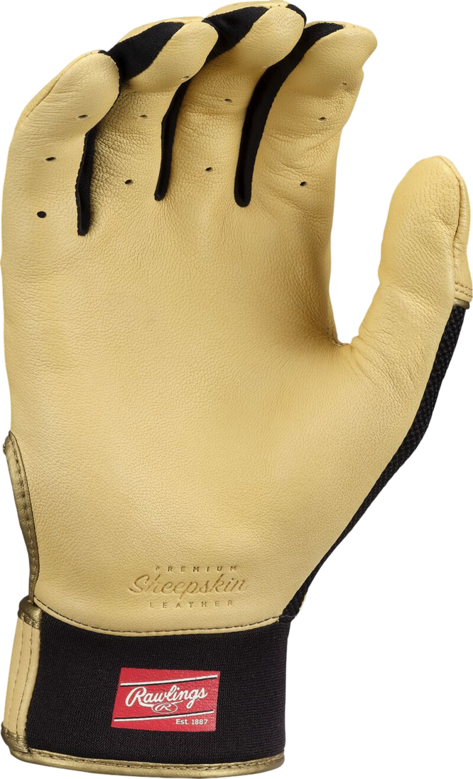Rawlings Pro Preferred Batting Gloves Camel/Black