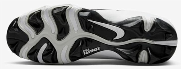 Nike Hyperdiamond 4 White Volt Keystone  Rubber Cleats 