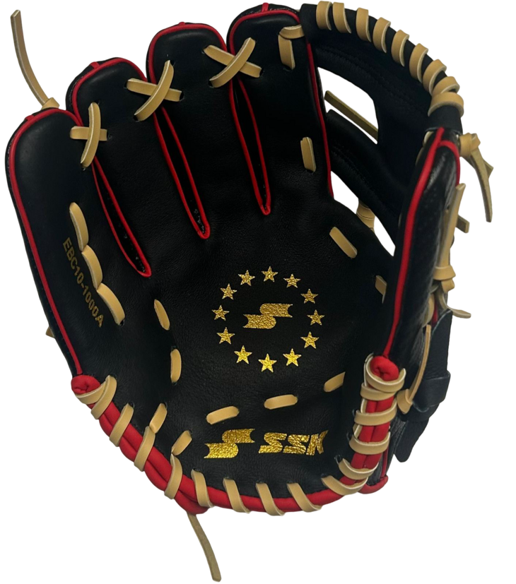 SSK EBC10 10" Youth Glove Black/Red LHT