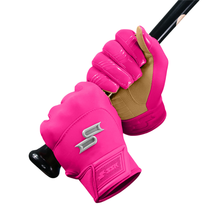 SSK X1 Color Rush Batting Gloves Pink