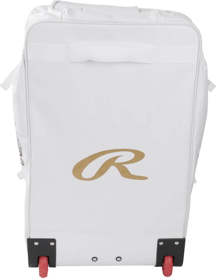 Rawlings Gold Collection Wheeled Bag White