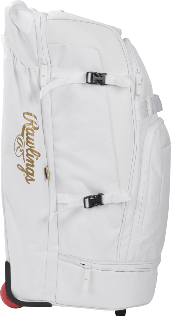 Rawlings Gold Collection Wheeled Bag White