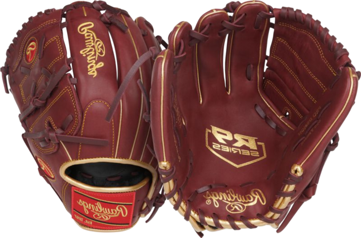 Rawlings R9 12" Infield/Pitcher Glove Cherry Red LHT
