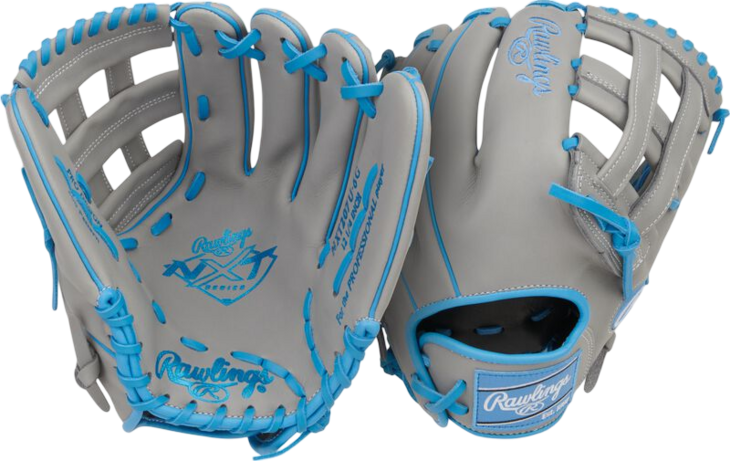 Rawlings NXT 12.25" Outfield Glove Grey/Baby Blue RHT