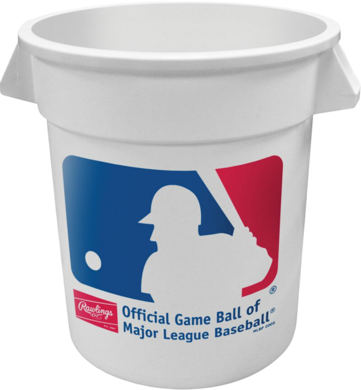 Rawlings Ball Bucket (37.8 liters) White 
