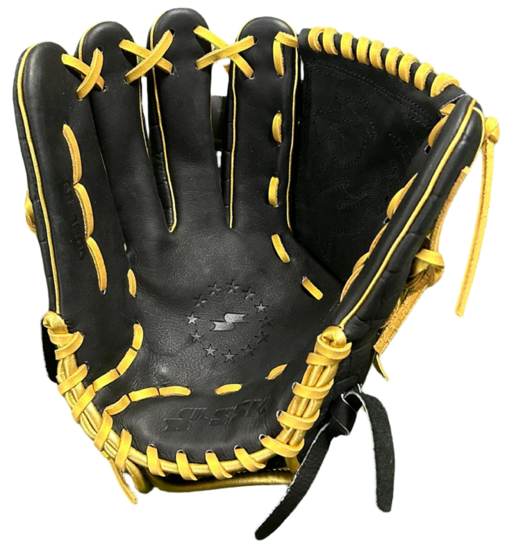 SSK EBC50 12" Pitcher/Infield Glove Crocodile Pattern Black/Gold LHT