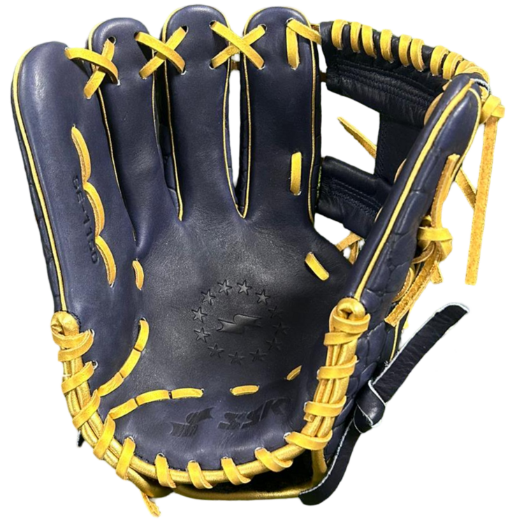 SSK EBC50 11.5" Infield Glove Crocodile Pattern Navy/Gold LHT