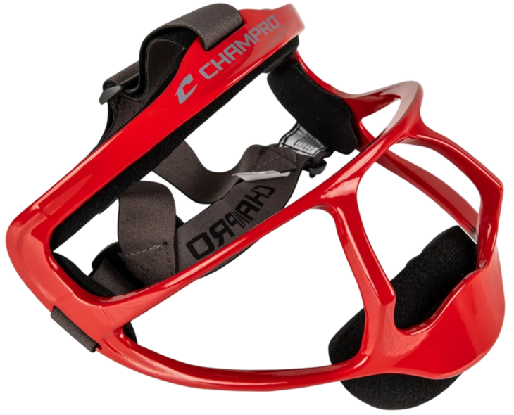 Rampage Softball Fielder's Facemask Scarlet