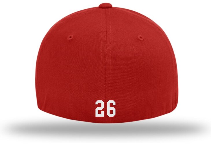 Red Caps HC2 3D - Champro Flex Cap Geborduurd Logo