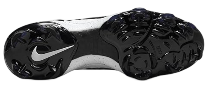 Nike Huarache NXT White/Black Speckled High Rubber Cleats