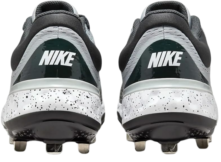 Nike Huarache Elite 4 Low Wolf Grey/White/Dark Smoke Grey Metal Cleats