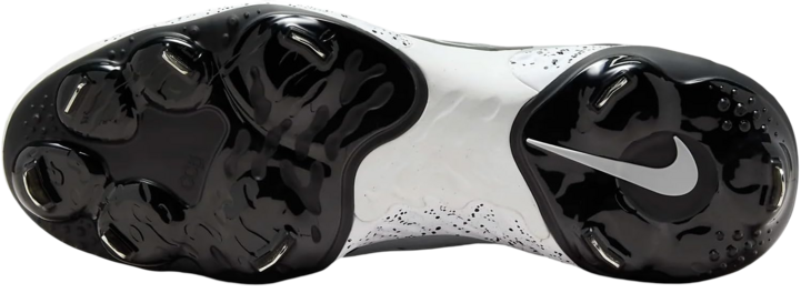 Nike Huarache Elite 4 Low Wolf Grey/White/Dark Smoke Grey Metal Cleats