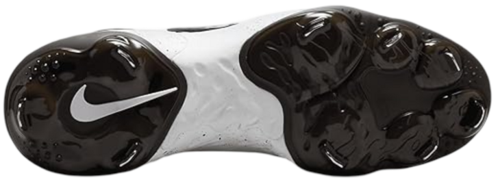 Nike Huarache Elite 4 Low White/Black/Splatter Metal Cleats