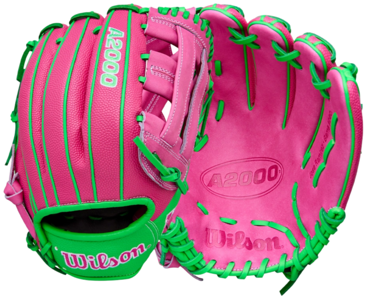 Wilson A2000 Jose Ramirez 12&rdquo; Infield Glove Flamingo Pink/Neon RHT
