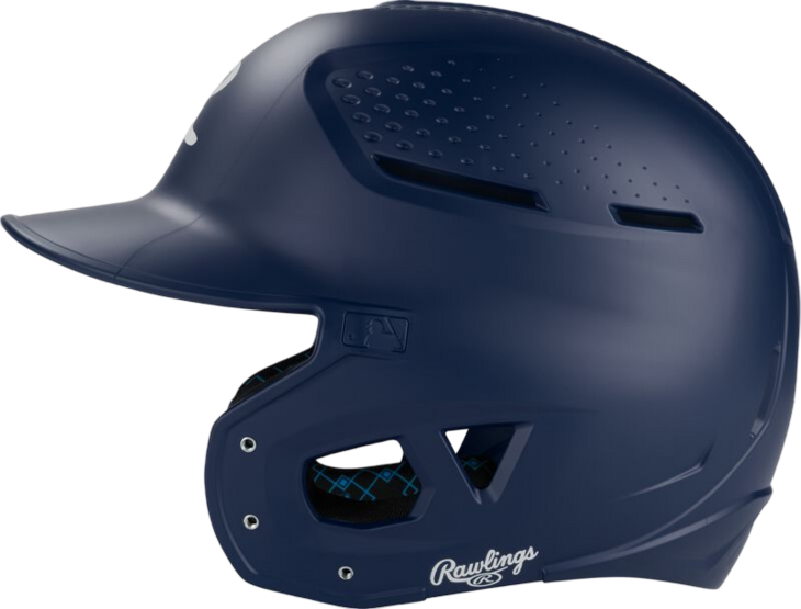 Rawlings RX2 Matte Batting Helmet Navy