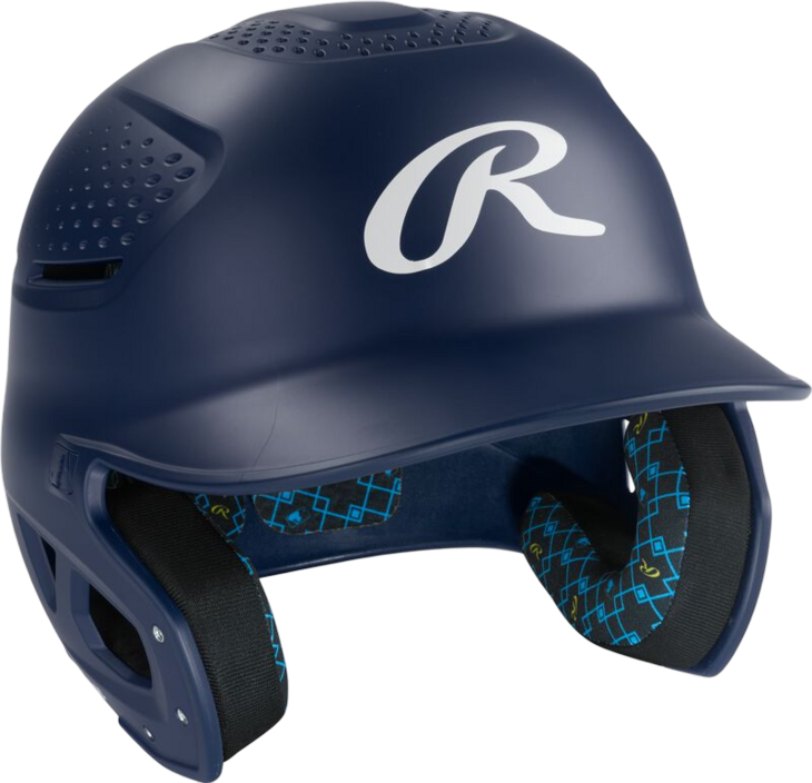 Rawlings RX2 Matte Batting Helmet Navy