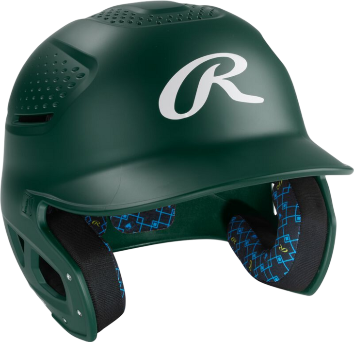 Rawlings RX2 Matte Batting Helmet Dark Green