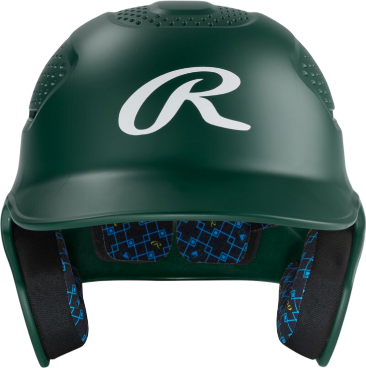 Rawlings RX2 Matte Batting Helmet Dark Green