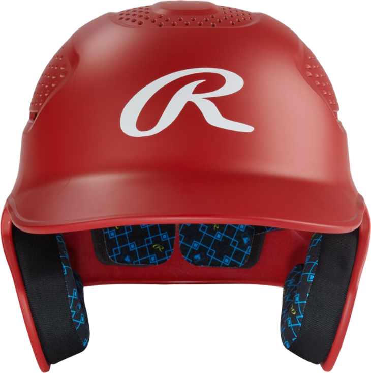 Rawlings RX2 Matte Batting Helmet Scarlet
