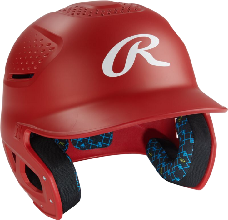 Rawlings RX2 Matte Batting Helmet Scarlet