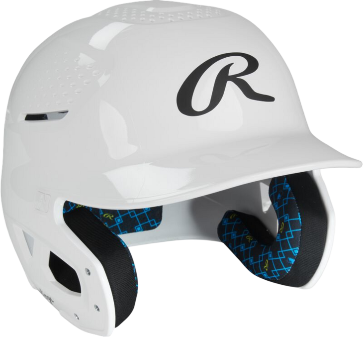 Rawlings RX2 Gloss Batting Helmet White
