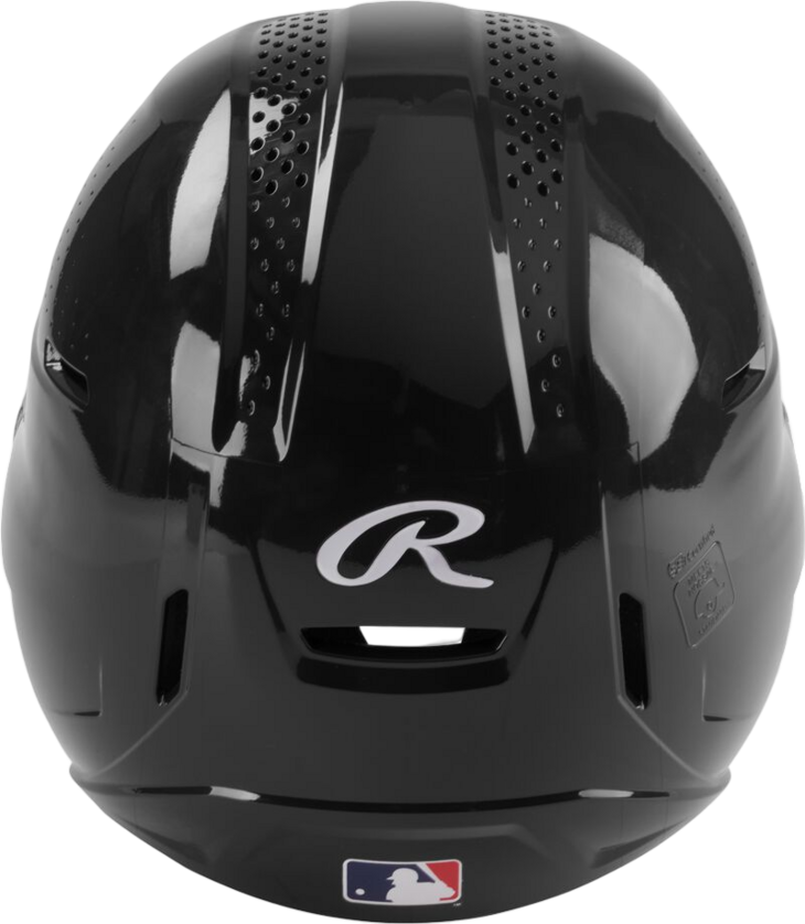 Rawlings RX2 Gloss Batting Helmet Black