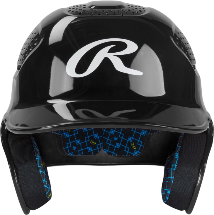 Rawlings RX2 Gloss Batting Helmet Black