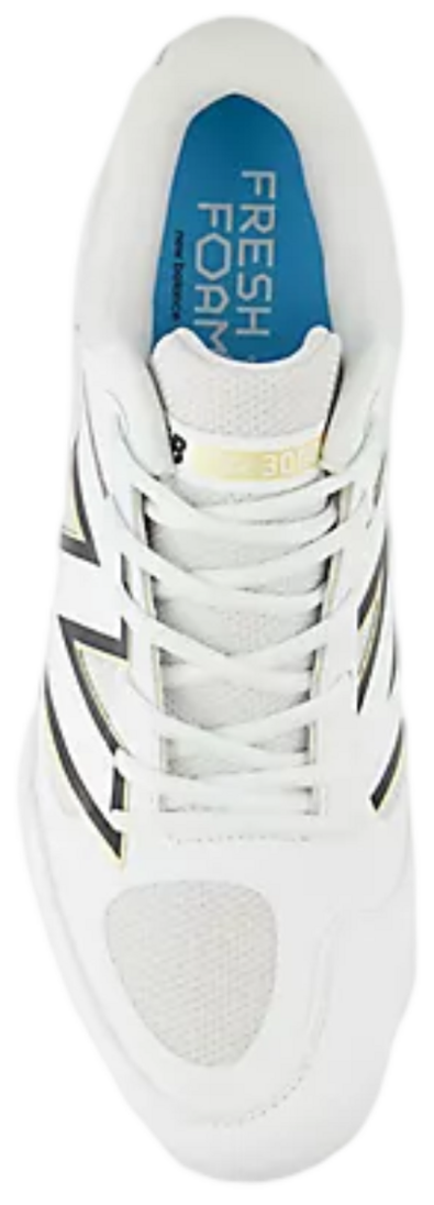 New Balance L3000TW7 White Metal Cleats
