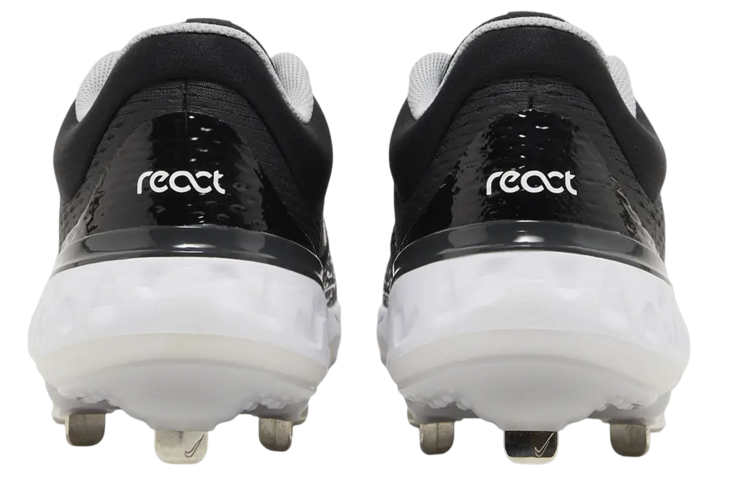 Nike Huarache Elite 4 Low 'Black/Dark Smoke Grey Metal Cleats