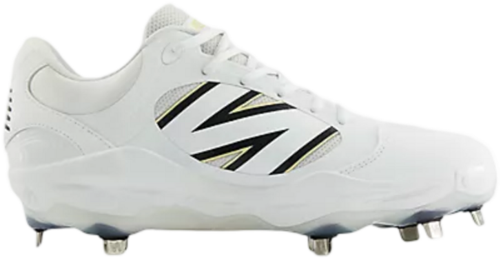 New Balance L3000TW7 White Metal Cleats