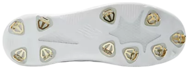 New Balance FuelCell Ohtani 1 White/Gold Metal Cleats