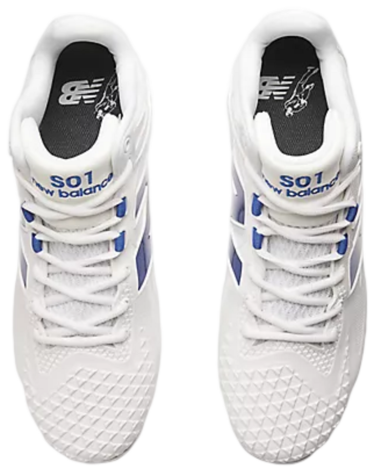 New Balance FuelCell Ohtani 1 White/Royal Metal Cleats
