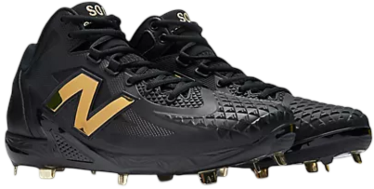 New Balance FuelCell Ohtani 1 Black/Gold Metal Cleats